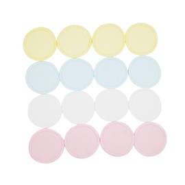 Mikinona 8 Pure Cotton Makeup Remover Pads Soft Gentle for Dry or Oily Skin Reusable Travel Size with Mesh Bag