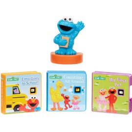 Little Tikes Story Dream Machine Sesame Street Cookie Monster & Friends Story Collection, Storytime, Books, Audio Play Character, Gift and Toy for Toddlers and Kids Girls Boys Ages 3+