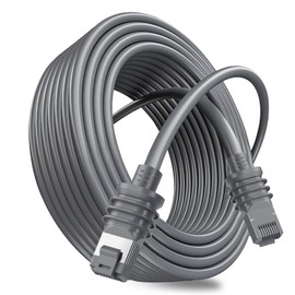 Aojo Starlink Gen 3 Cable, 2000Mbps High Speed Ethernet, Waterproof Extension, Replacement for Starlink Gen3, V3, Mini, Gray (76FT)