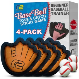 Toss and Catch Ball Set: Fun Christmaas Gifts for Boys - Best Stocking Stuffer Gifts for 3 4 5 6 7 8 9 10 11 Year Old Boys - Baseball Birthday Gift Idea Toys for Kids - Top 2025 Boy Presents for Kids