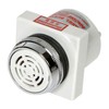 HRB-PS50IR110V, Buzzer, 30mm Panel Hole, 80dB, Intermittent Sound, IP40, 110V