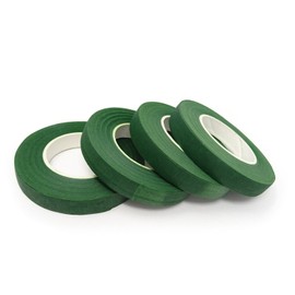 Honbay 4 Rolls 1/2" Wide 30Yard/Roll Floral Tapes for Bouquet Stem Wrap Florist Craft Projects (Dark Green)