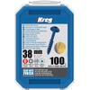Kreg - 100 Blue-Kote Screws - 8 x 38 mm