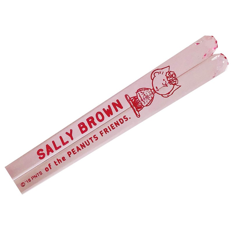 Peanuts 491505 Sally Clear Chopsticks Light Pink