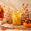 Eersida 48 Pcs Fall Party Favor Bags Pumpkin Maple Leaves
