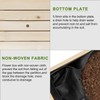 BIRASIL Outdoor Raised Garden Bed, Wood Planter Box for Vegetable
