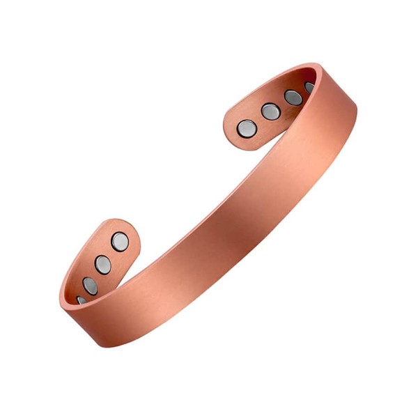 Scrabo Magnetic Copper Bracelet, 99.9% Pure Copper, 17cm Long, 8