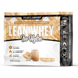Lean Whey® Single Serve Packets by MuscleSport – High-Protein, Low-Carb Powder for Lean Muscle, Recovery & Metabolism Support