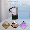 Geevorks 450nm 80W Laser Module Fixed Focal Length Laser Engraving