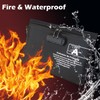 Fireproof Money Bag with Lock KaAutoler Fireproof and Waterproof Cash