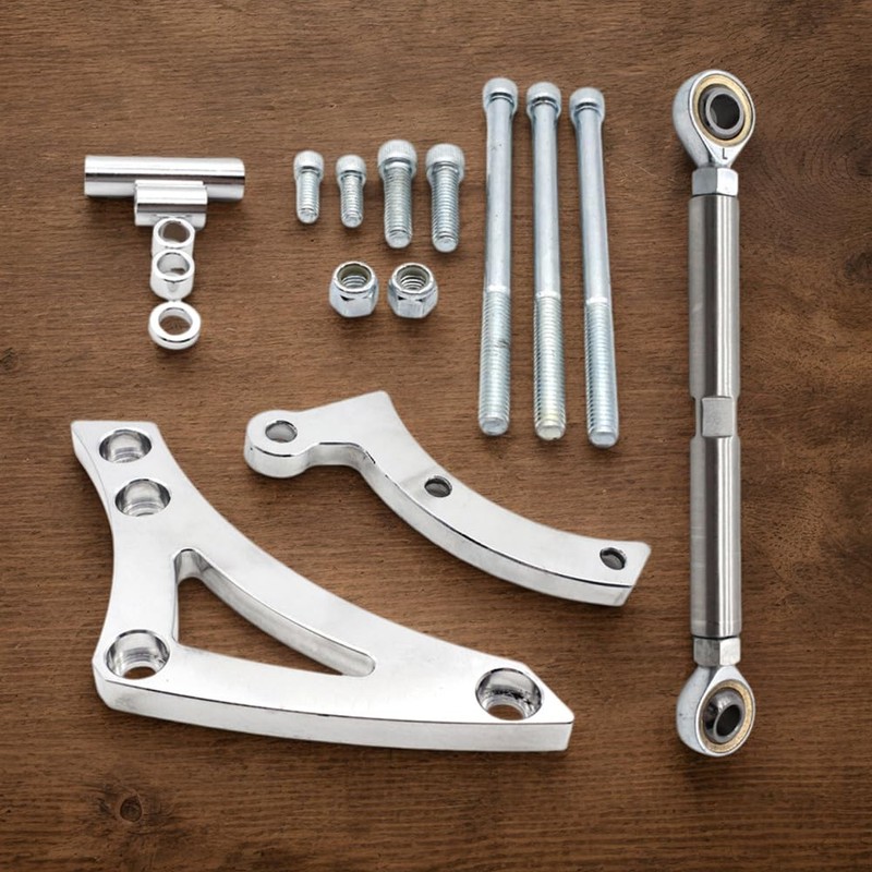 Billet Aluminum Alternator Bracket for Small Block Mopar 318 340