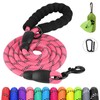 Joytale Rope Dog Leash 5/6 FT with Convenient Poop Bag