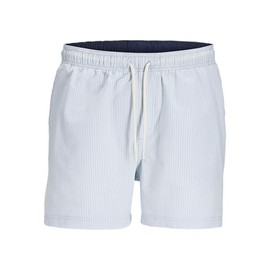 JACK & JONES Men's Jpstmaui Jjswim Seersucker AKM Sn, Cashmere Blue, XL