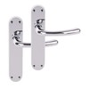 HANDLEZONE® 1 Pair of Avis Polished Chrome Lever Latch Door