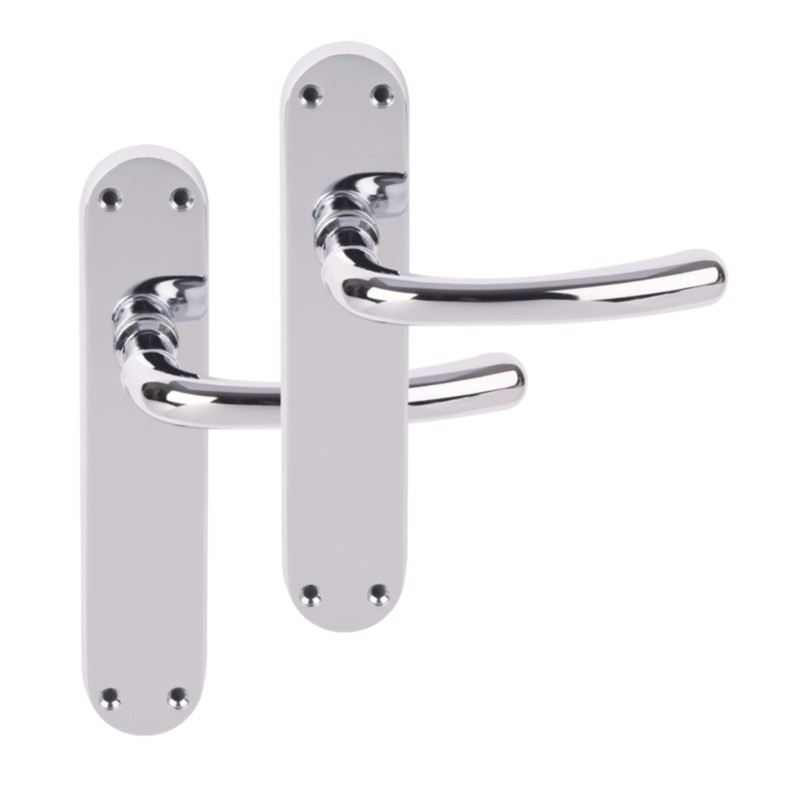 HANDLEZONE® 1 Pair of Avis Polished Chrome Lever Latch Door