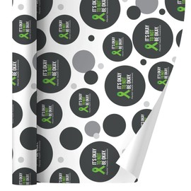 GRAPHICS & MORE Mental Health Awareness Its Okay Gift Wrap Wrapping Paper Roll