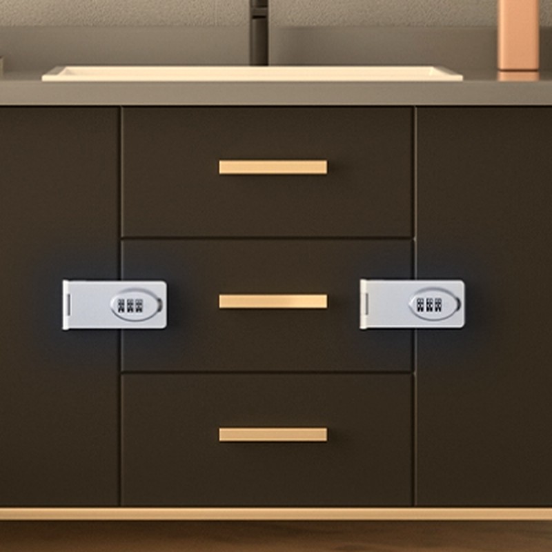Mechanical Password Latch Lock for Drawers and Small Doors –