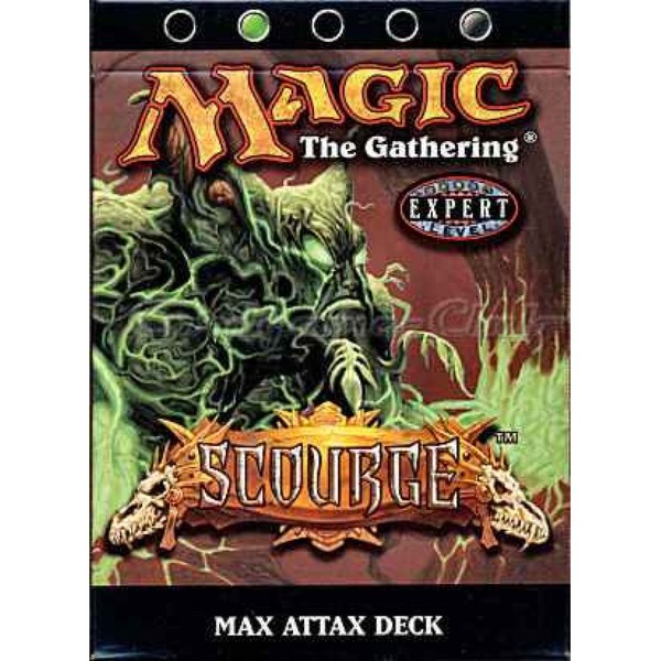 Magic the Gathering MTG Scourge Max Attax Theme Deck