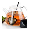 AdHoc Big Heart Tea Filter Black Plastic / Stainless Steel