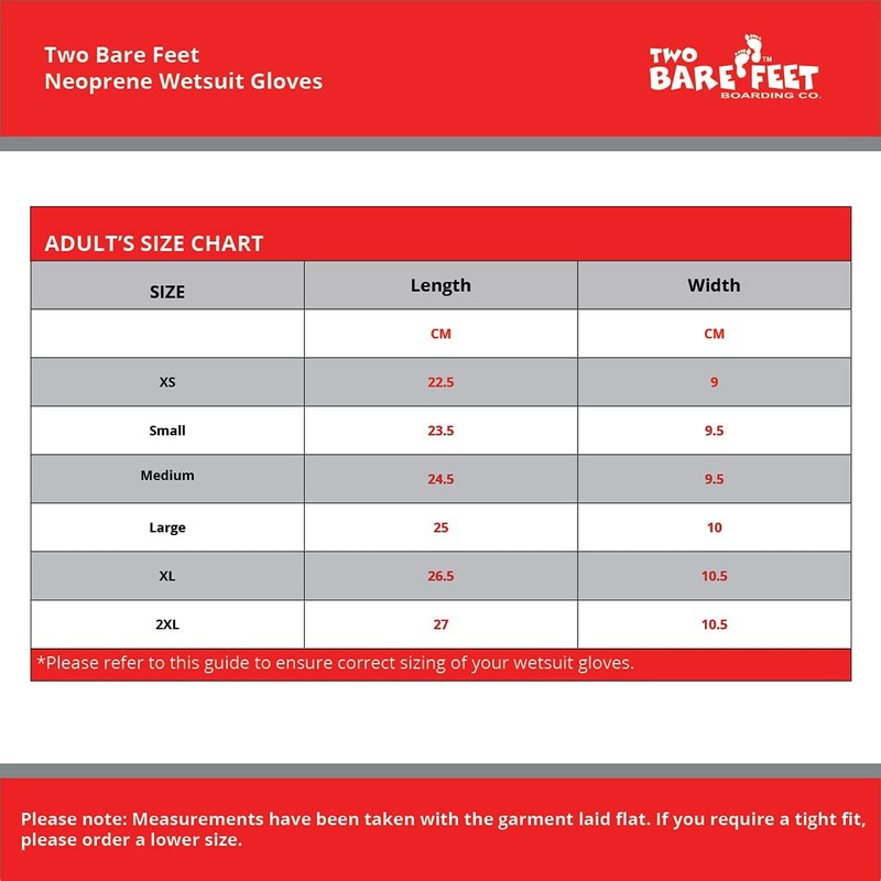 Two Bare Feet Neoprene Wetsuit Gloves Adults 3mm - Surf,