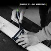 TRACER Speed Square 110mm (4.5 Inch). Rafters Square with Metric