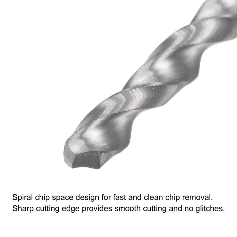 sourcing map Solid Carbide Drill Bits, 3mm C2/K20 Tungsten Carbide
