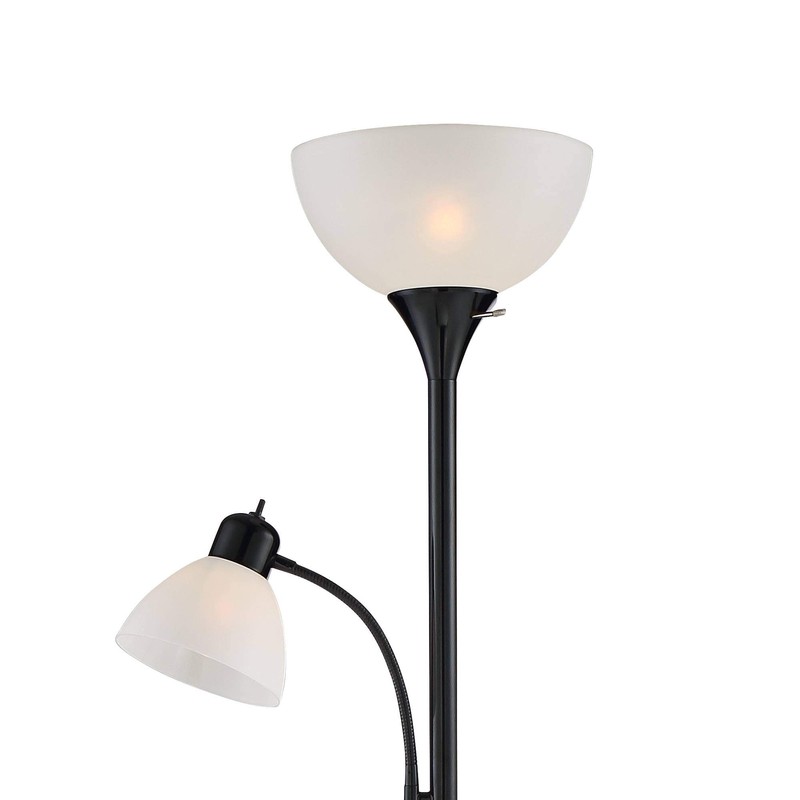 360 Lighting Bingham Modern Torchiere Standing Floor Lamp 71 1/2"