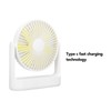 USB Desk Fan Wall Mounted Hanging Desk 3 in 1
