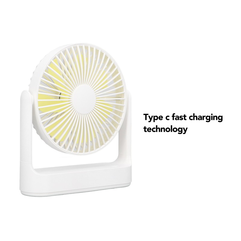 USB Desk Fan Wall Mounted Hanging Desk 3 in 1