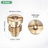 M METERXITY 1-Pack Foam Cannon Orifice Nozzle, 1.4mm Brass Universal
