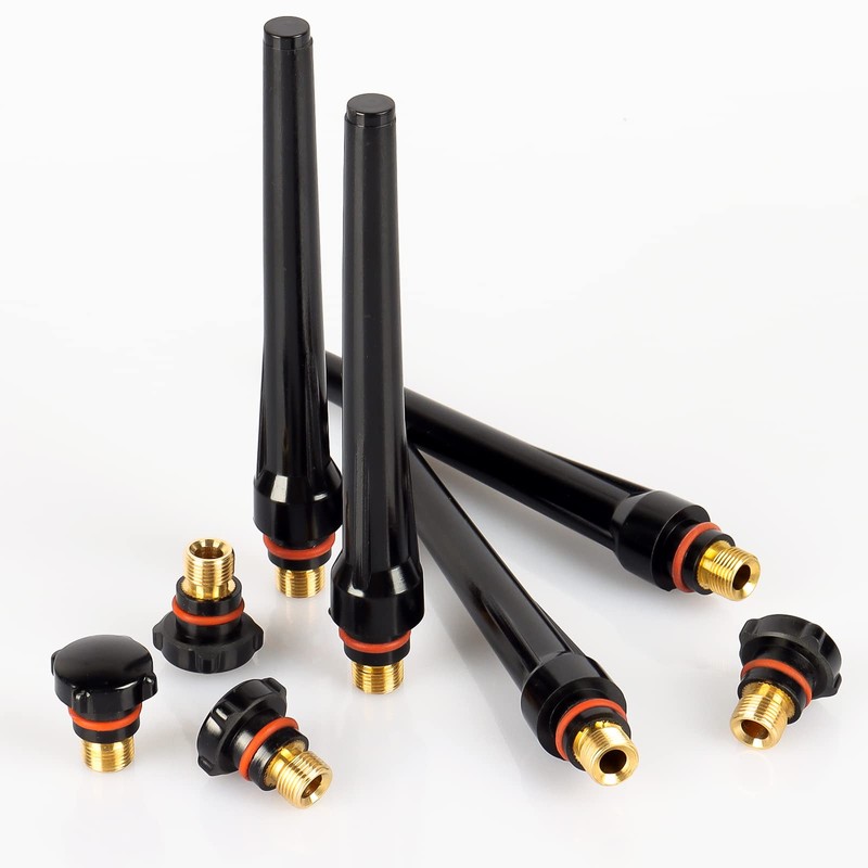 Alffun 68pcs TIG Torch Consumables Accessories KIT for TIG Welding