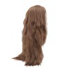 Women Long Curly Wigs Central Parting Universal Wig Headgear for