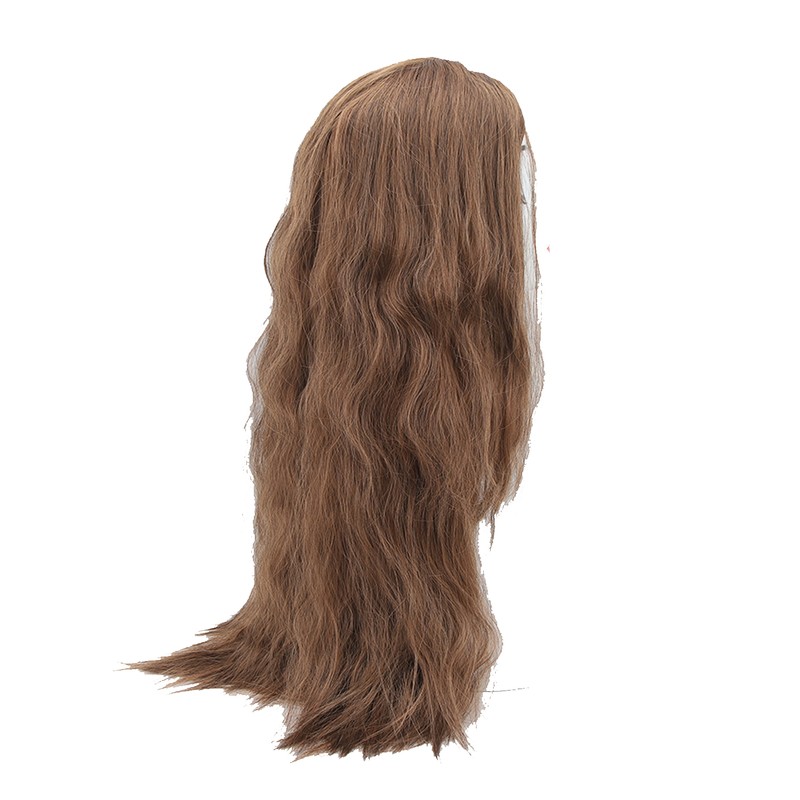 Women Long Curly Wigs Central Parting Universal Wig Headgear for