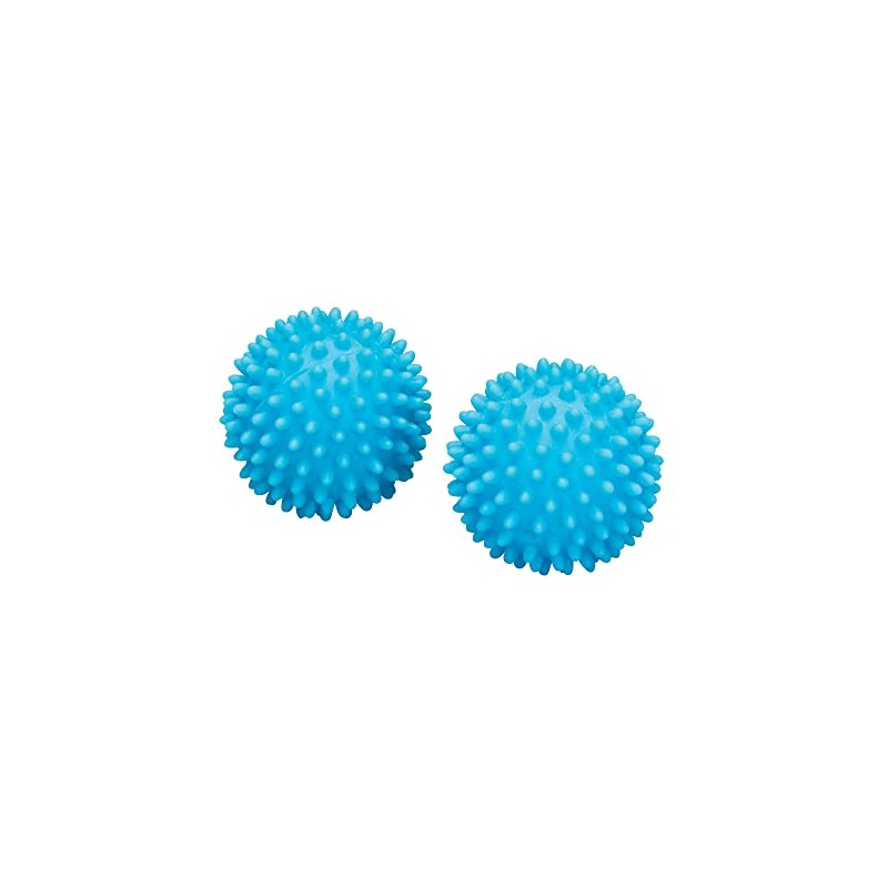 Household Essentials Soft Dryer Balls, 2.5" Diameter, Blue, Set of