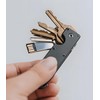 AtEaze Compact Metal Key Organizer Holds up to 6 Keys