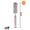 Ankita Hair Brush with Nylon Bristle, All-Purpose, Colors May Vary