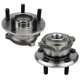 Bode-man Pair 2 Rear Wheel Hub and Bearing Assembly for 2009-2014 Dodge Charger and 300 for 2008-2014 Dodge Challenger 32 Spline Standard Rear Brake Models