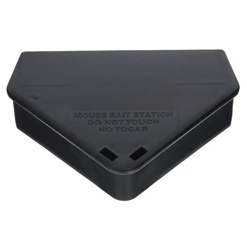 Triangle Mouse Bait Stations (12 Pack) - Includes 4 Keys,