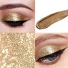 Liquid Glitter Eyeshadow, Metallic Shimmer Eyeshadow Sparkly Eye Shadows Eyeliner