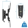 MOUNT-IT! RV TV Mount with Dual Wall Plates | No-Rust