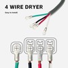 GREATIDE 4 Prong Dryer Cord, 6 Ft 10/4 SRDT, 30