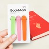 SMUK 3pcs Automatic Silicone Bookmark, Unique Bookmark Page Keeper for