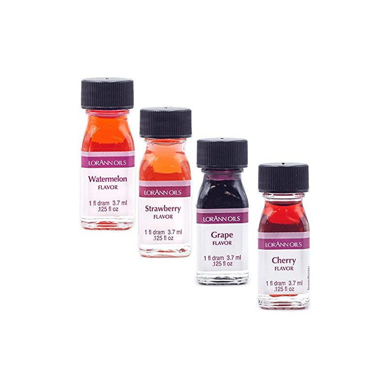 LorAnn Super Strength Fruity Flavors in 1 dram bottles (.0125