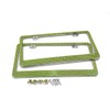 JR2 Premium 2 PCS Shining Crystal License Plate Frame+Free Crystal