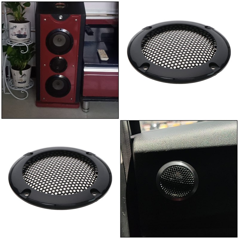 eMagTech 4Pcs Speaker Cover Replacement Speaker Grill Cover Car Speaker