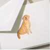 Crane & Co. Golden Retriever Dog Note