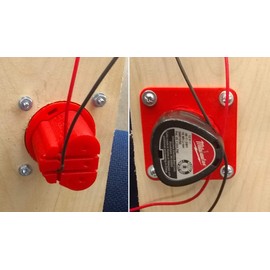 Made by Mitchell M12 Thru Mount and Power Dock Adjustable Height Adapter, Wired 16AWG #M12-14-FM