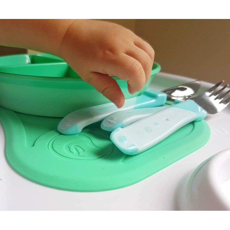 Twistshake Kinderbesteck EsslernBesteck aus Edelstahl zum Lernen, Besteckset für Kleinkinder,
