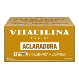 Vitacilina Crema Facial Aclaradora Retinol Uso Día Noche 100g Todo Tipo Piel