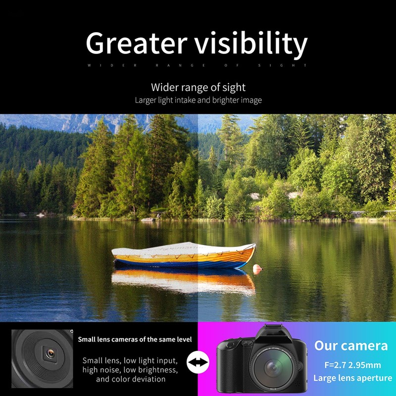 4K Digital Cameras for Photography，4K 64MP/60FPS Video Camera for Vlogging,